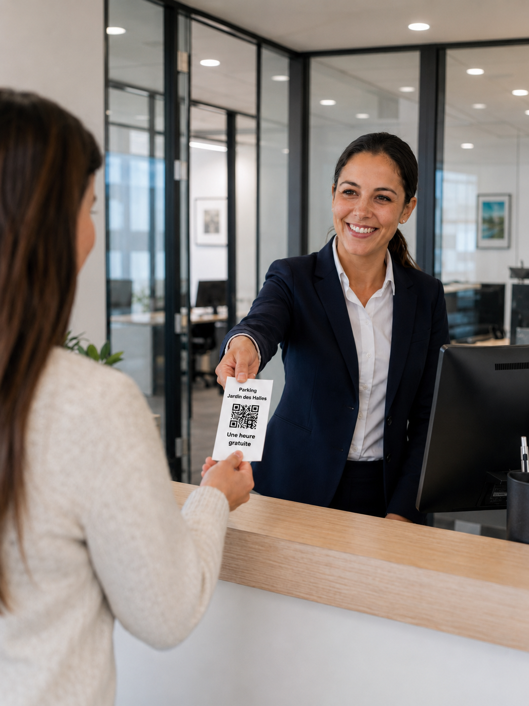 Offre fidélisation — ticket parking 1 heure gratuite